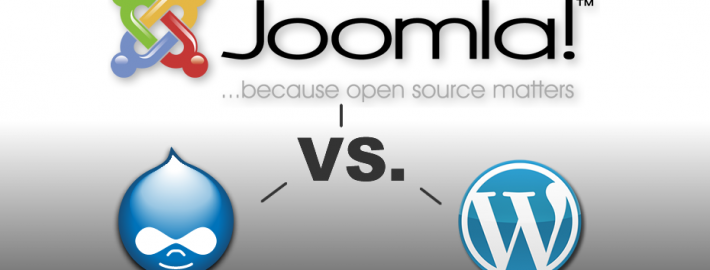 Joomla vs Drupal vs Wordpress